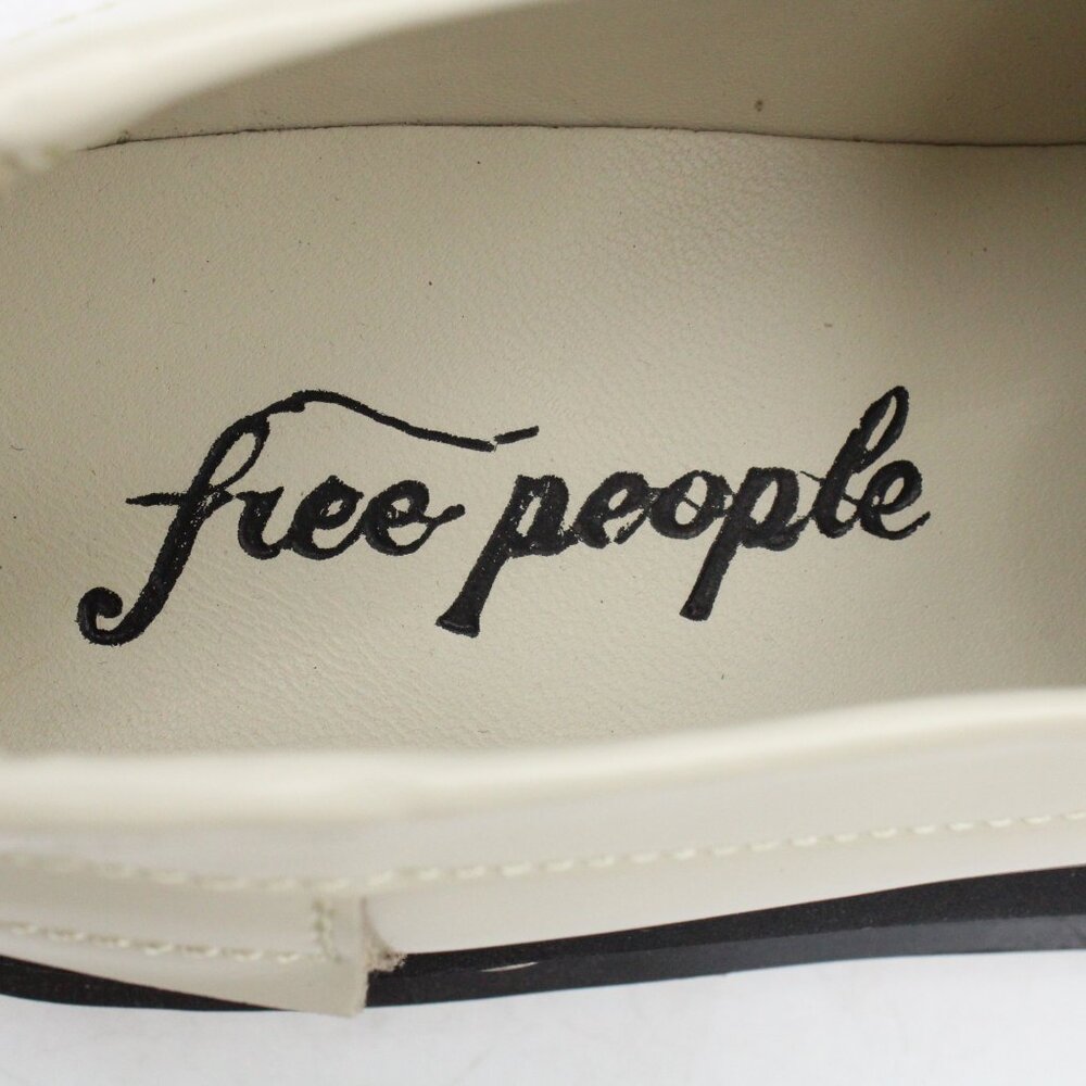 Free People Teagan Tassel Loafers in Antique Ivory US Women's Size 11 - Picture 9 of 15
